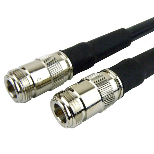 N Female to N Female Cable LMR-400 Coax with Times Microwave Connectors Fairview Microwave FMC0606400