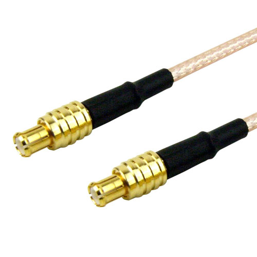 MCX Plug (Male) to MCX Plug (Male) Cable RG-316 Coax Up To 3 GHz in 12 Inch Fairview Microwave FMC0707315-12