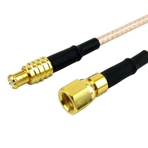 MCX Plug (Male) to SMC Plug (Male) Cable M17/113-RG316 Coax Up To 3 GHz Fairview Microwave FMC0718316