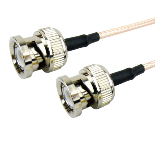 BNC Male to BNC Male Cable RG-316 Coax in 24 Inch Fairview Microwave FMC0808315-24