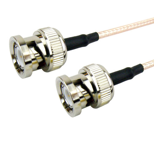 BNC Male (Plug) to BNC Male (Plug) Cable RG-316 Coax Up To 3 GHz, 1.35 VSWR Fairview Microwave FMC0808315