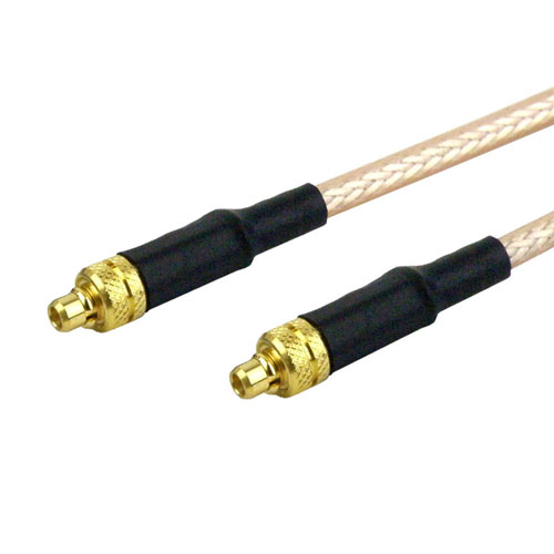 MMCX Plug (Male) to MMCX Plug (Male) Cable RG-316 Coax Up To 3 GHz, 1.35 VSWR in 12 Inch Fairview Microwave FMC0909315-12