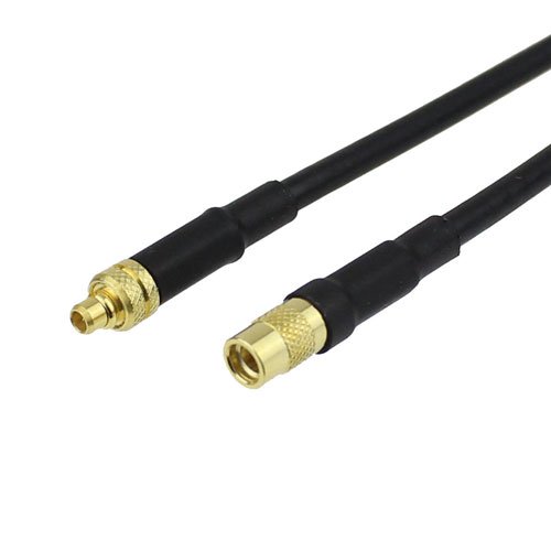 MMCX Plug to MMCX Jack Cable RG-174 Coax in 120 Inch Fairview Microwave FMC0924174-120