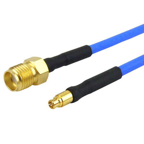 SMA Female to Mini SMP Female Cable FM-F086 Coax in 12 Inch Fairview Microwave FMC1325085-12