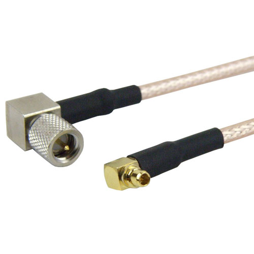 RA 10-32 Male (Plug) to RA MMCX Plug (Male) Cable RG316 Coax Up To 2 GHz Fairview Microwave FMC1419315