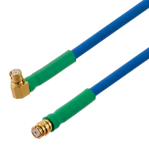 RA SMP Female to SMP Female Cable FM-F086 Coax in 12 Inch with LF Solder Fairview Microwave FMC2122085LF-12