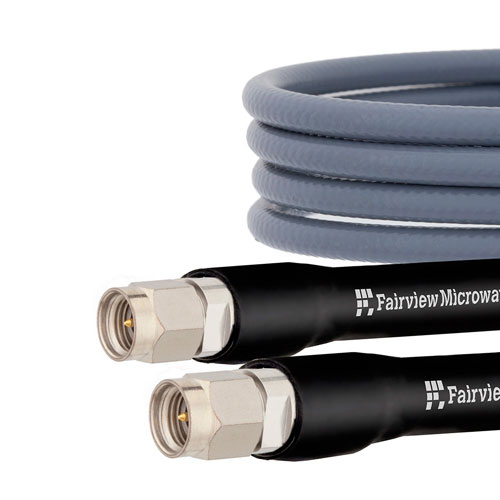 2.92mm Male to 2.92mm Male Cable FM160FLEX Coax in 60 Inch Fairview Microwave FMC2929914-60