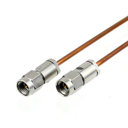 2.92mm Male to 2.92mm Male Cable RG405 Coax in 6 Inch Fairview Microwave FMC2929988-06