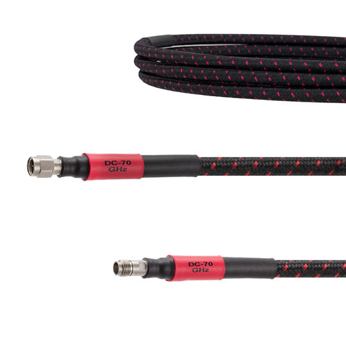 Precision 1.85mm Male to 1.85mm Female Cable VNA High Flex Coax Fairview Microwave FMC900