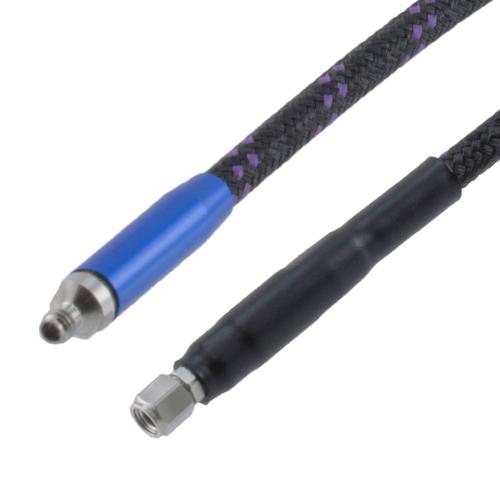 1.0mm Male to 1.0mm Female Armored Low Loss Test Cable Fairview Microwave FMCA100058