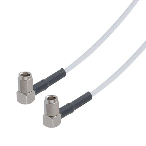 RA SMC Plug to RA SMC Plug Cable RG-188 Coax in 24 Inch Fairview Microwave FMCA100068-24