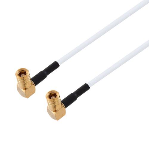 RA SMB Plug to RA SMB Plug Cable RG-188 Coax Fairview Microwave FMCA100073