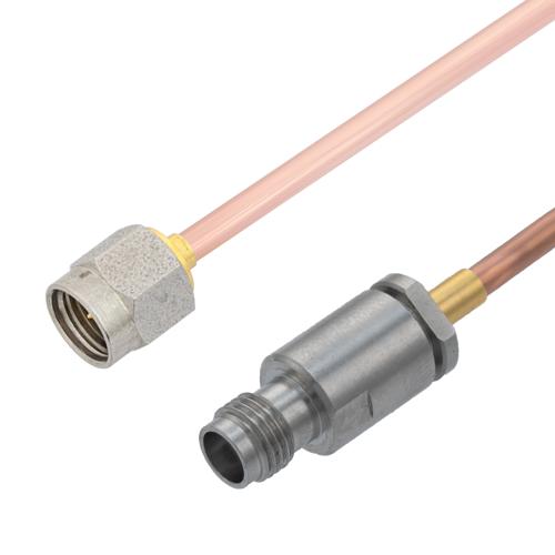 2.92mm Male to 1.85mm Female Cable RG405 Type .086 Semi-Rigid Coax Fairview Microwave FMCA100196