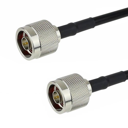 N Male (Plug) to N Male (Plug) Cable LMR-240-UF Coax Up To 4 GHz, 1.35 VSWR Fairview Microwave FMCA1214