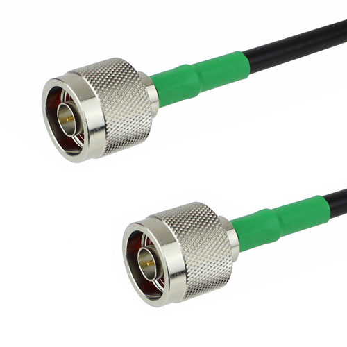 N Male to N Male Cable LMR-240-UF Coax in 24 Inch Fairview Microwave FMCA1214LF-24