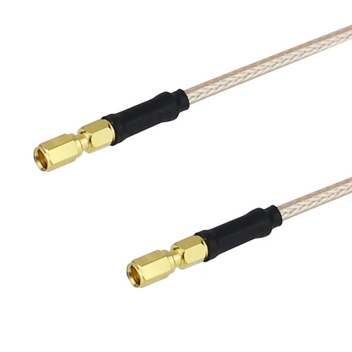 SSMC Plug to SSMC Plug Cable RG-316 Coax with LF Solder Fairview Microwave FMCA1226LF