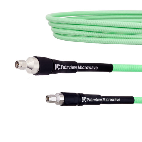 Low Loss Test SMA Male to SMA Male Cable LL335i Coax in 12 Inch Fairview Microwave FMCA1284-12