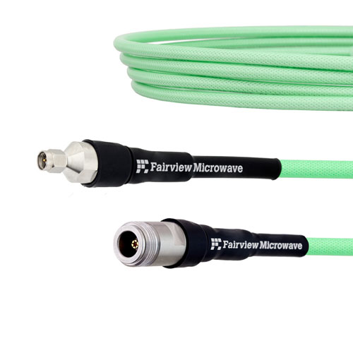 Low Loss Test SMA Male to N Female Cable LL335i Coax in 12 Inch Fairview Microwave FMCA1286-12