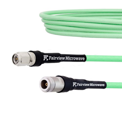 Low Loss Test N Female to TNC Male Cable LL335i Coax in 100 cm Fairview Microwave FMCA1292-100CM