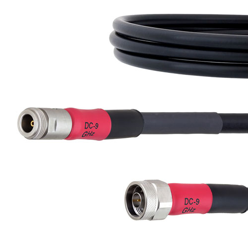 Rugged Portable Phase Stable RF Analyzer Cable N Male (Plug) to N Female (Jack) Cable FM-FT430 Coax Up To 9 GHz, 1.2 VSWR Fairview Microwave FMCA1404