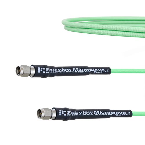 Low Loss SMA Male to SMA Male Cable LL160 Coax Fairview Microwave FMCA1681