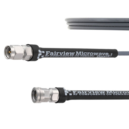 SMA Male to 1.85mm Male Cable Using FM-103FLEX Coax Fairview Microwave FMCA1973