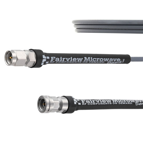 SMA Male to 2.4mm Male Cable Using FM-103FLEX Coax Fairview Microwave FMCA1974