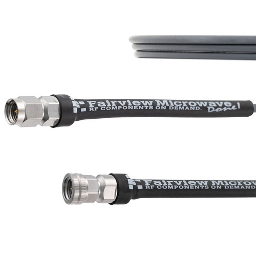 2.92mm Male to 1.85mm Male Cable Using FM-103FLEX Coax Fairview Microwave FMCA1976