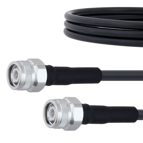 Low Loss TNC Male to TNC Male Cable LMR-240 Coax with Times Microwave Connectors Fairview Microwave FMCA2161