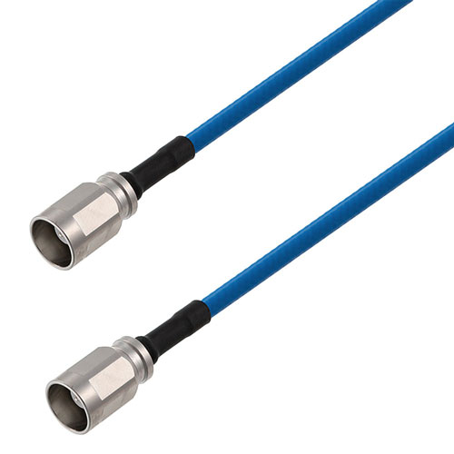 NEX10 Male to NEX10 Male Low PIM Cable 100 CM Length Using TFT-5G-402 Coax Using Times Microwave Components Fairview Microwave FMCA2353-100CM