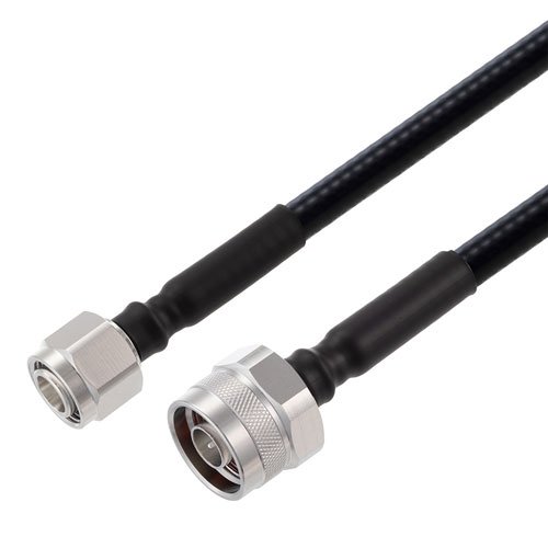 Low PIM 2.2-5 Male to N Male Cable 1/4 inch Superflexible Coax in 100 CM Fairview Microwave FMCA2371-100CM