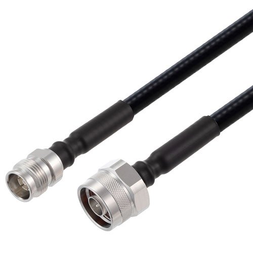 Low PIM 2.2-5 Female to N Male Cable 1/4 inch Superflexible Coax in 150 CM Fairview Microwave FMCA2375-150CM