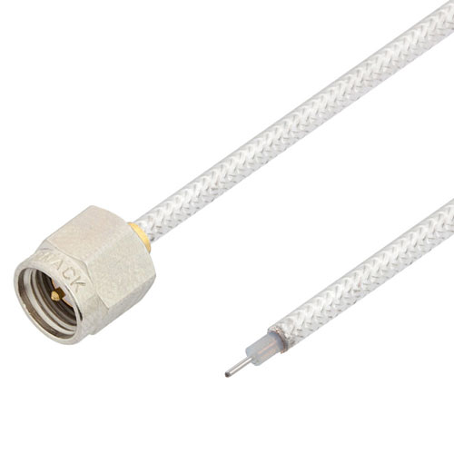 Test Probe SMA Male to Trimmed Lead Cable FM-SR086TB Coax in 3 Inch Fairview Microwave FMCA2398-3