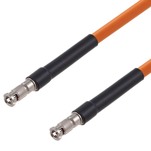 12G SDI 75 Ohm HD-BNC Male to 75 Ohm HD-BNC Male Cable 75 Ohm 4694R-OR Coax in 300 Inch Fairview Microwave FMCA2604/OR-300