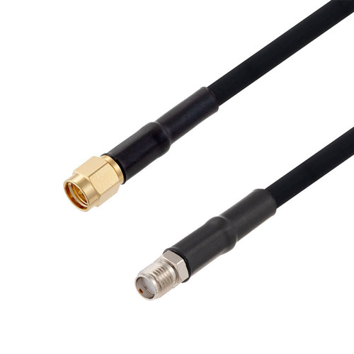 SMA Male to SMA Female Cable in 150 CM Length Using RG223 Coax Fairview Microwave FMCA2725-150CM