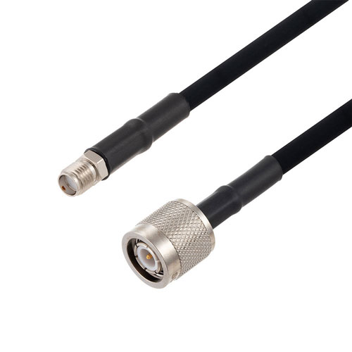 SMA Female to TNC Male Cable in 50 CM Length Using RG223 Coax Fairview Microwave FMCA2741-50CM