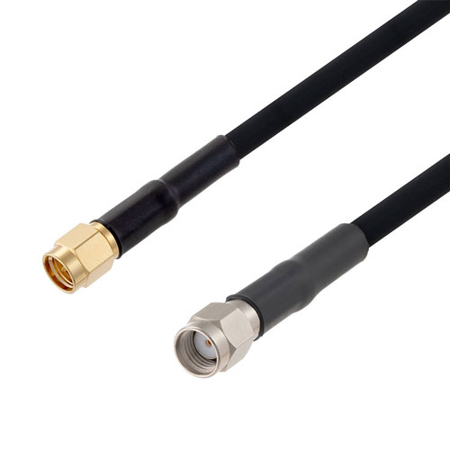 SMA Male to Reverse Polarity SMA Male Cable in 200 CM Length Using RG223 Coax Fairview Microwave FMCA2779-200CM