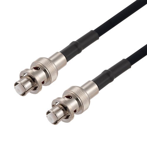 SHV Plug to SHV Plug Cable in 100 CM Length Using RG223 Coax Fairview Microwave FMCA2780-100CM