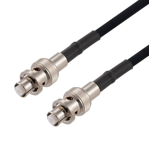 SHV Plug to SHV Plug Cable in 50 CM Length Using RG223 Coax Fairview Microwave FMCA2780-50CM