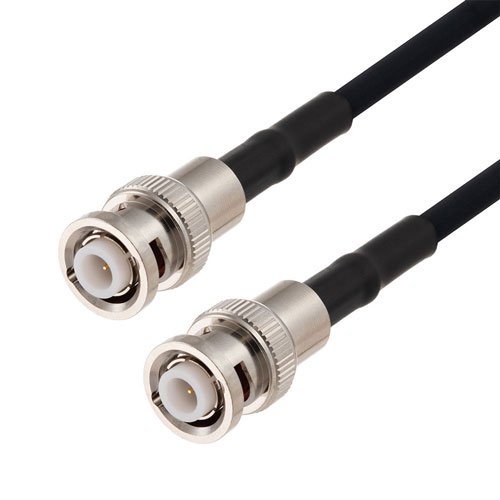 MHV Male to MHV Male Cable in 100 CM Length Using RG223 Coax Fairview Microwave FMCA2781-100CM