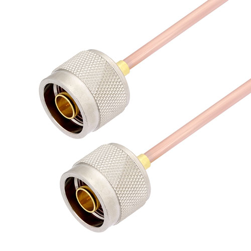 N Male to N Male Cable RG402 Type .141 Coax in 200 CM Fairview Microwave FMCA2807-200CM