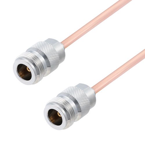 N Female to N Female Cable RG402 Type .141 Coax in 200 CM Fairview Microwave FMCA2815-200CM