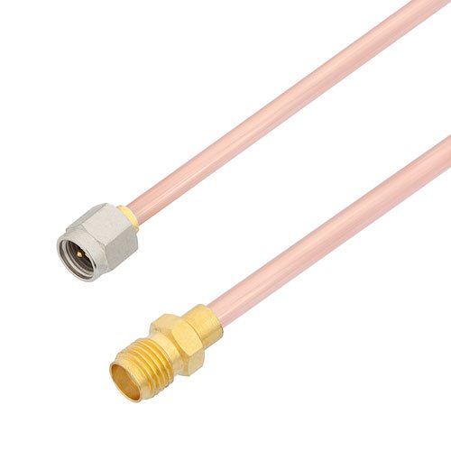 SMA Male to SMA Female Cable RG402 Type .141 Coax in 200 CM Fairview Microwave FMCA2818-200CM