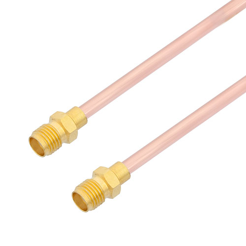 SMA Female to SMA Female Cable RG402 Type .141 Coax in 200 CM Fairview Microwave FMCA2823-200CM