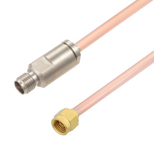 2.92mm Male to 2.92mm Female Cable RG402 Type .141 Coax in 200 CM Fairview Microwave FMCA2829-200CM