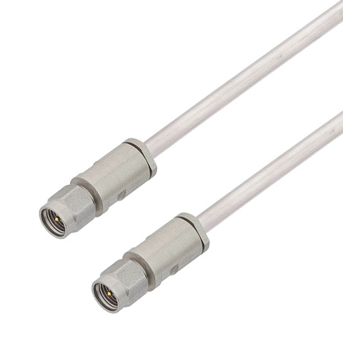 3.5mm Male to 3.5mm Male Cable Tinned Aluminum RG402 Type .141 Coax in 150 CM Fairview Microwave FMCA2831-150CM