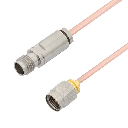 2.4mm Male to 2.4mm Female Cable RG405 Type .086 Coax Fairview Microwave FMCA2932