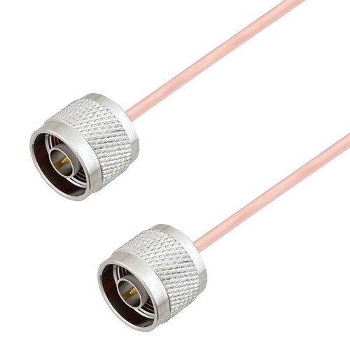 N Male to N Male Cable RG405 Type .086 Coax in 200 CM Fairview Microwave FMCA2936-200CM