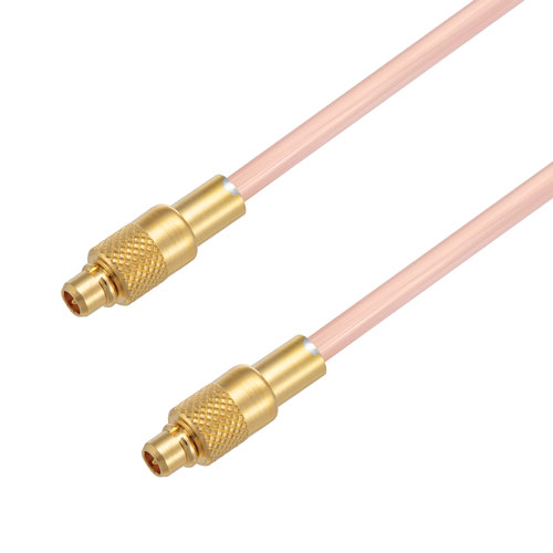 MMCX Plug to MMCX Plug Cable RG405 Type .086 Coax in 150 CM Fairview Microwave FMCA2969-150CM