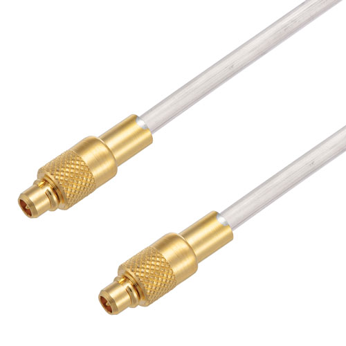 MMCX Plug to MMCX Plug Cable Tinned Copper RG405 Type .086 Coax in 100 CM Fairview Microwave FMCA3096-100CM